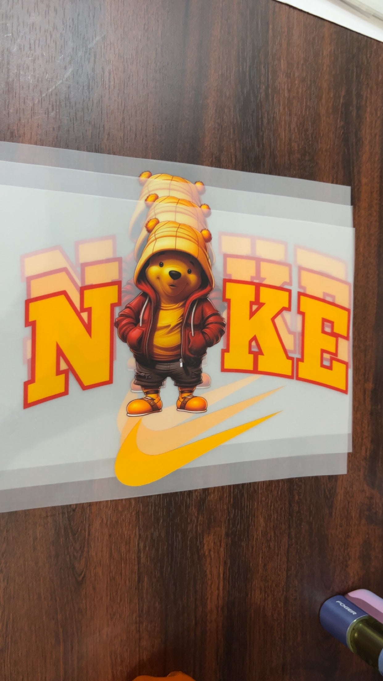 Pooh bear Nike