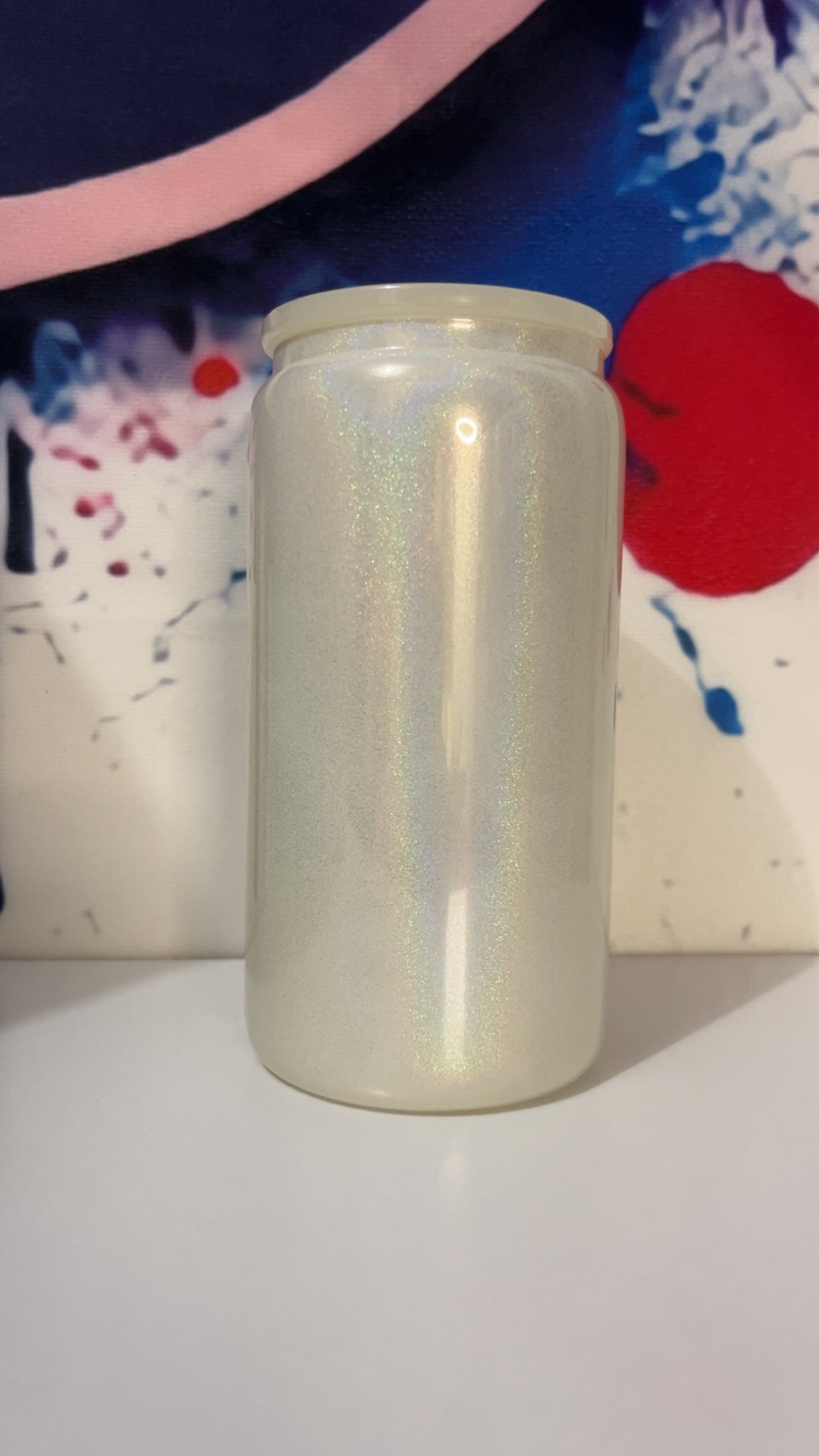 White Shimmer Cup
