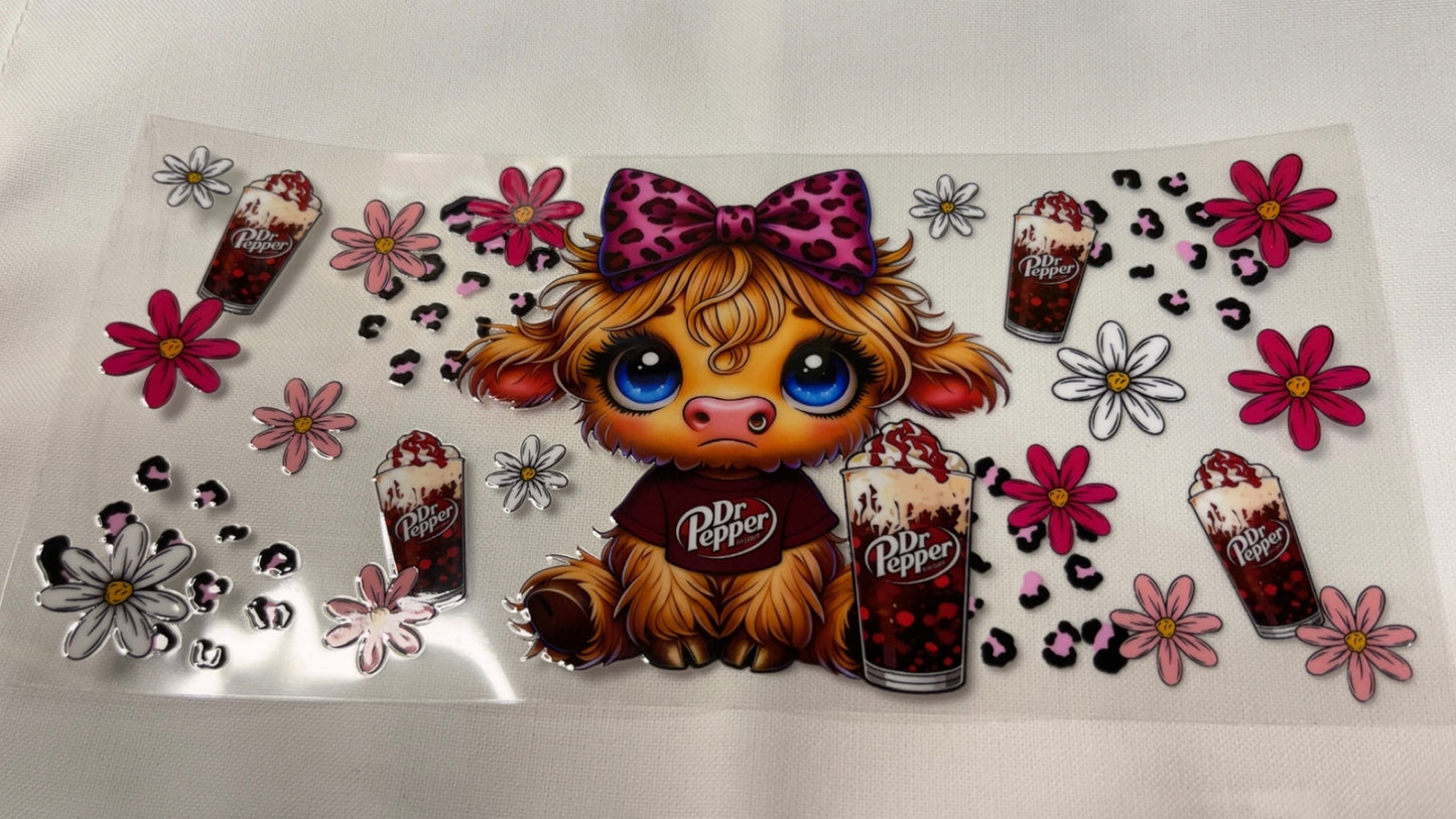 Cow Dr Pepper Float Wrap
