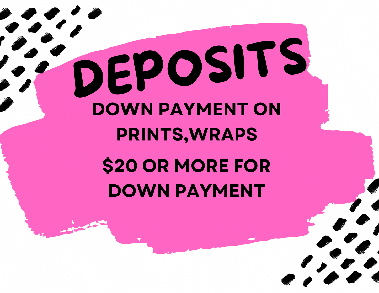 Deposit Down Payment