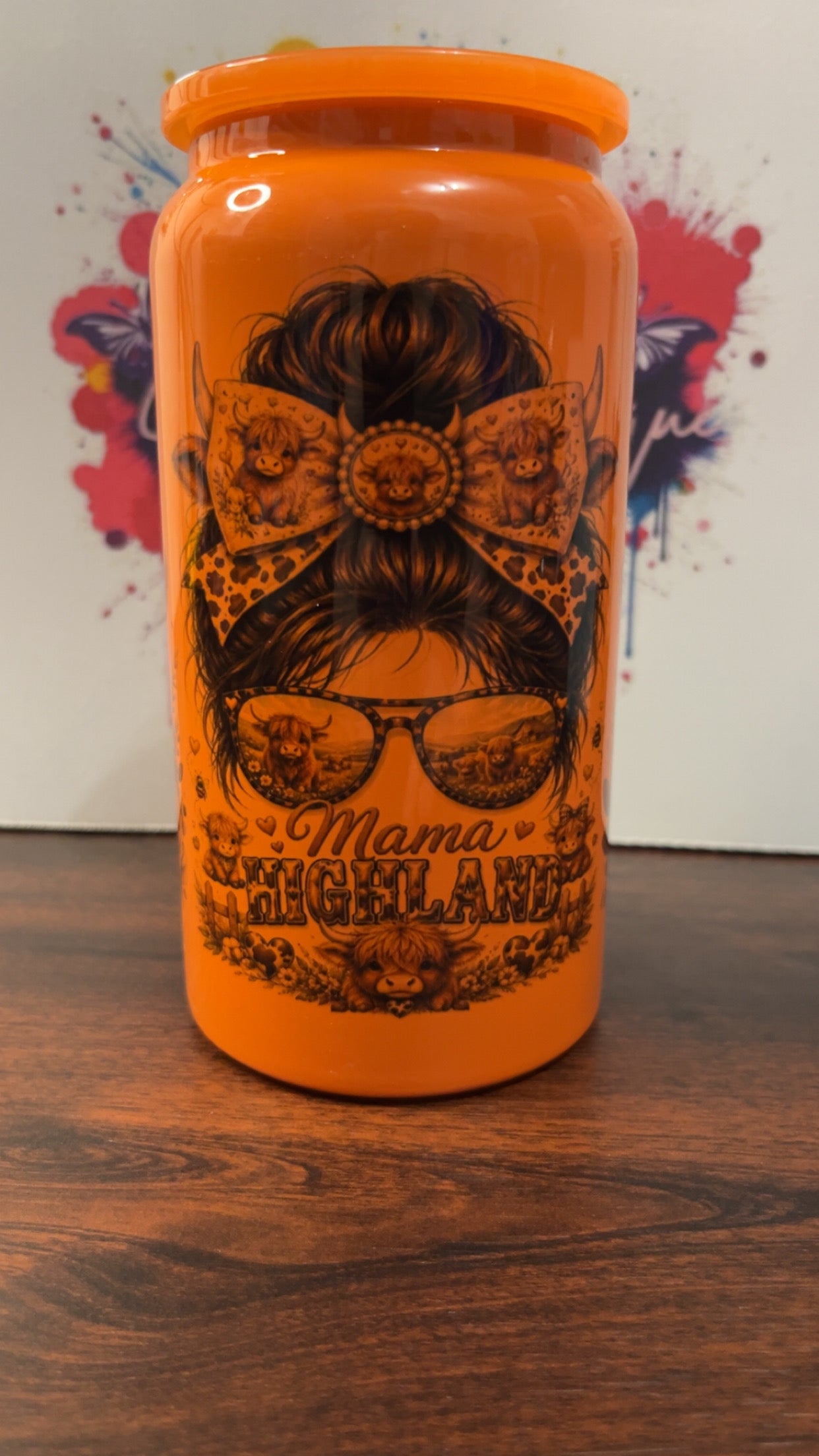 Highland Cow Mama 16oz