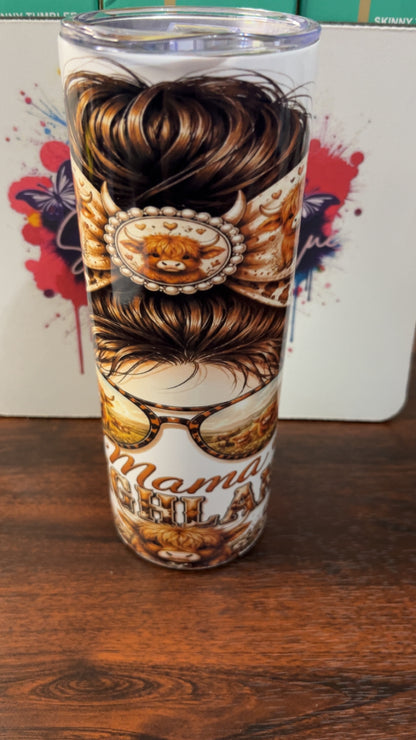 Highland Cow Mama 20oz