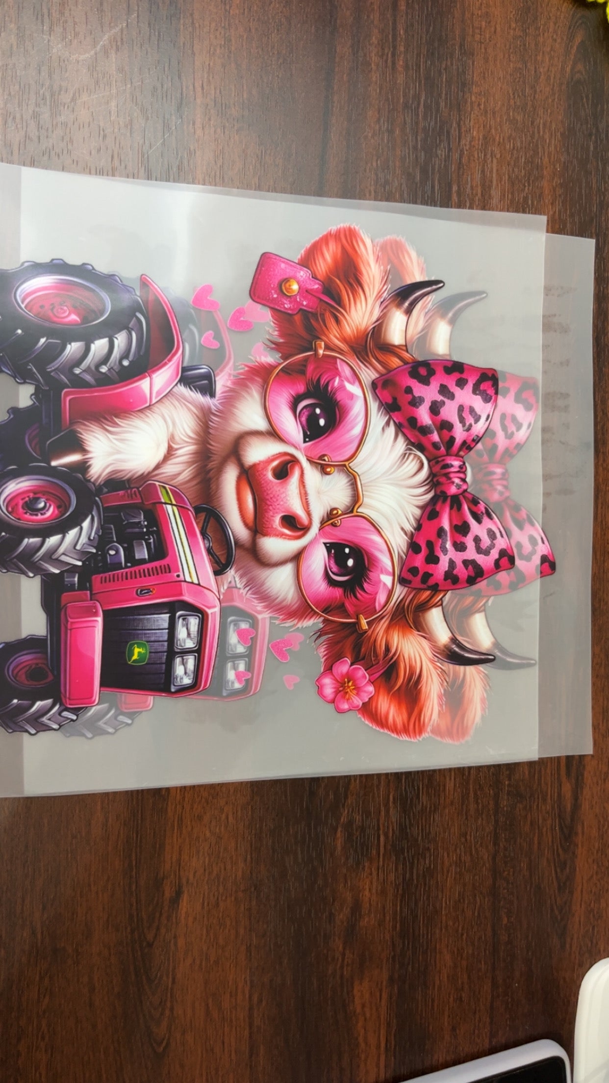 Pink tractor pig ￼
