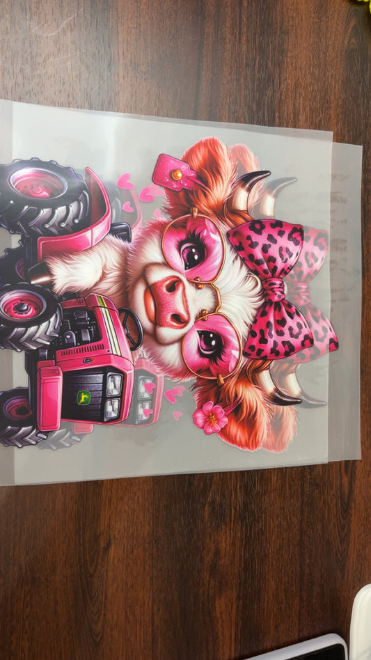 Pink tractor pig ￼