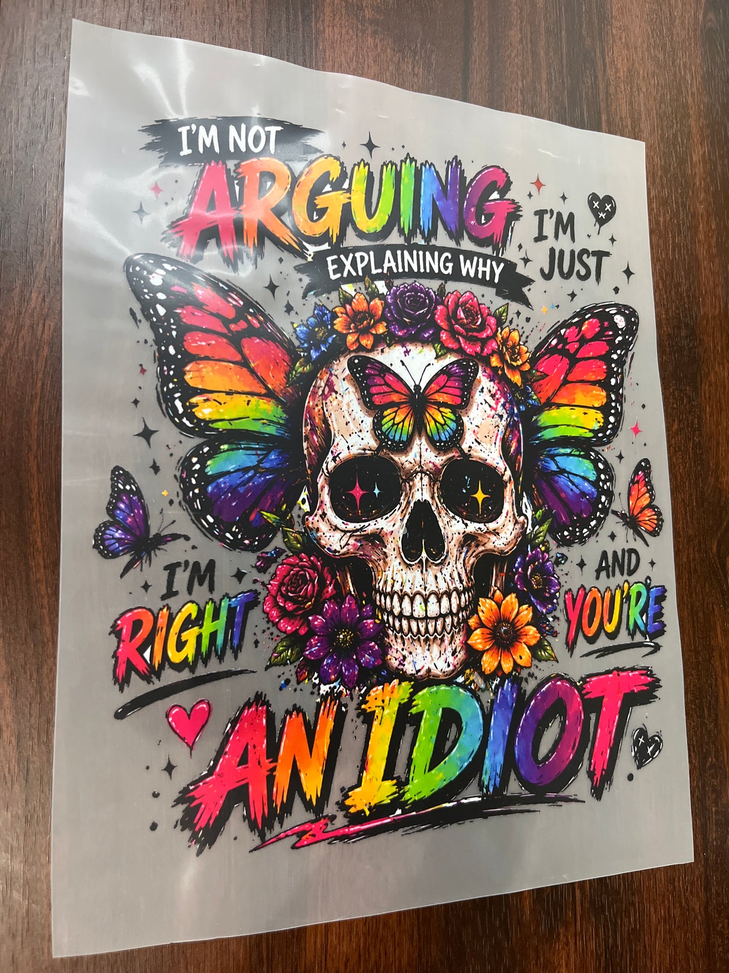 I’m not Arguing