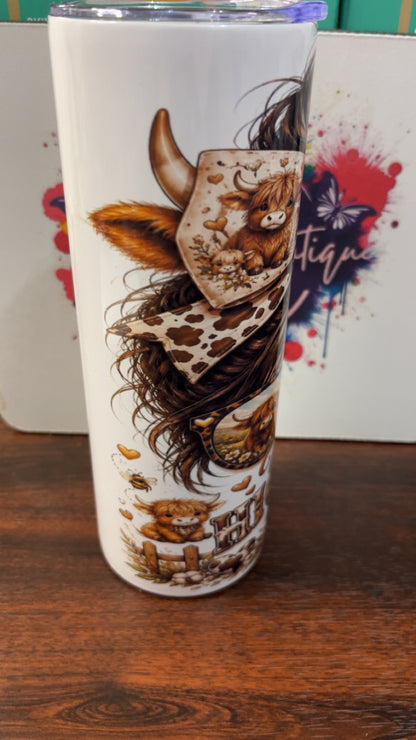 Highland Cow Mama 20oz