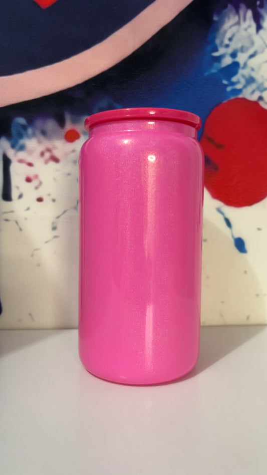 Hot Pink Shimmer Cup