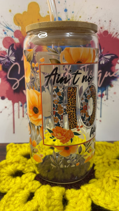 Mother Hood 16oz Glass Cup