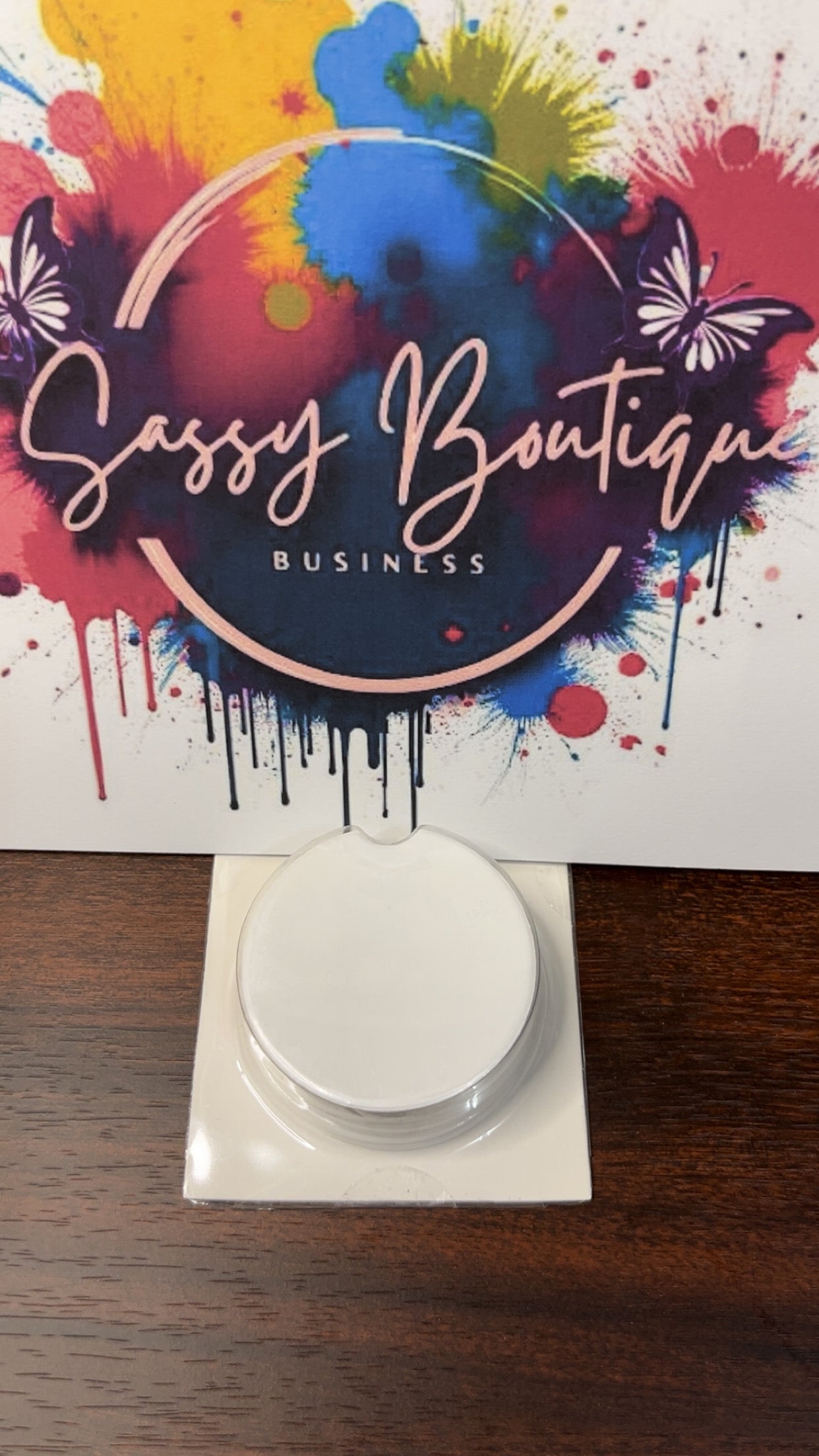 Car coasters for Sublimation for 1 Sets Order 1 For 2 Sets Order 2